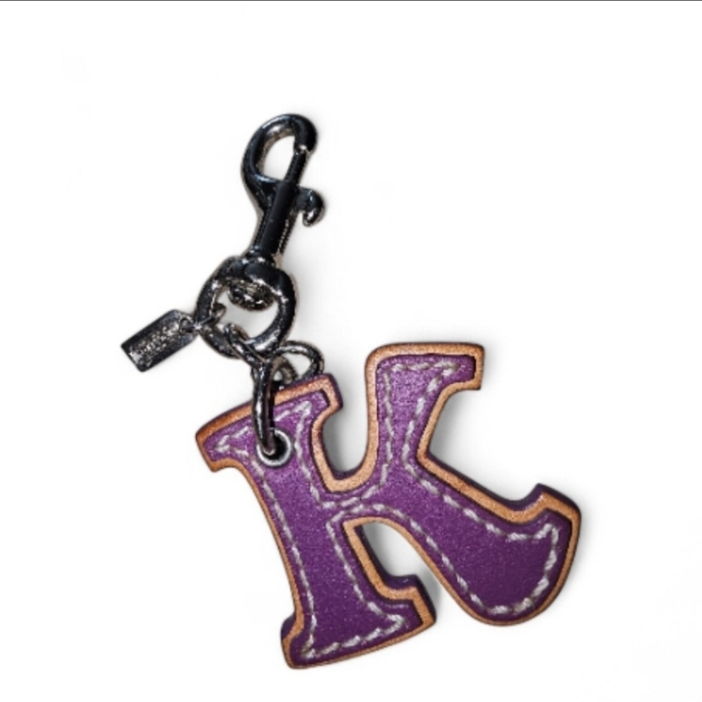 Coach Y2K Letter "K" Keychain/Bag Charm